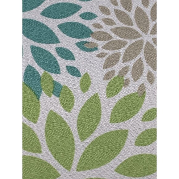 Retro Floral Placemat Colorful Chrysanthemum Print Fabric Kitchen Table Decor - Picture 3 of 5